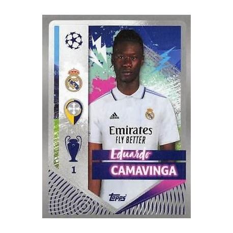 Comprar Cromo Eduardo Camavinga Real Madrid Topps Champions League