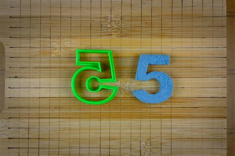 Five Number Five Digit 5 Symbol Numeric Character | Etsy