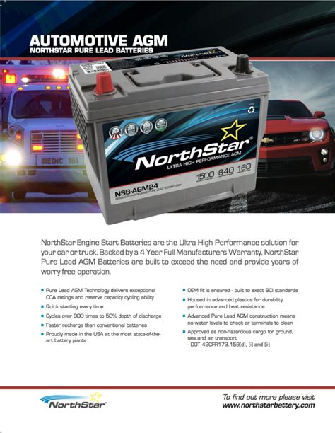 Northstar Automotive Batteries Midstate Battery