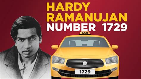 Hardy Ramanujan Number Taxicab Number Story Of The Number