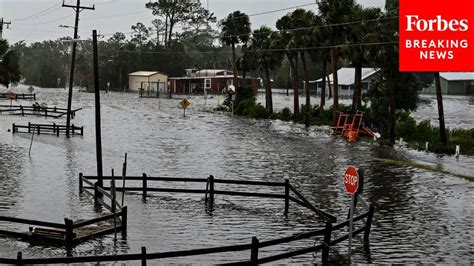 JUST IN Footage Shows Damage Caused By Hurricane Idalia In