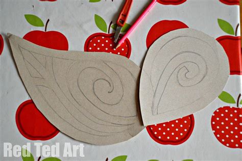 Fairy Wing Craft - Red Ted Art - Kids Crafts