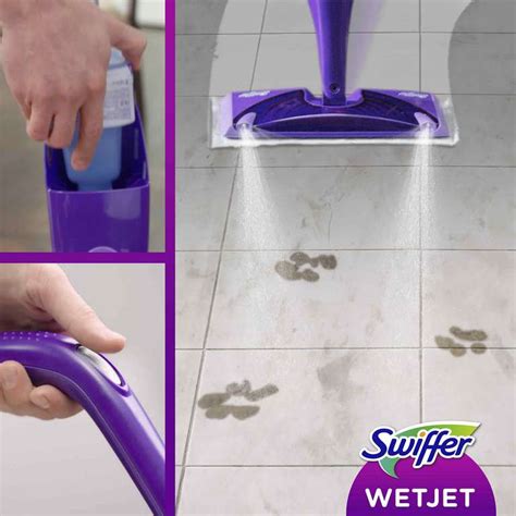 Nettoyant Sol Pour Balai Spray Swiffer Wetjet Vent De Fraicheur L