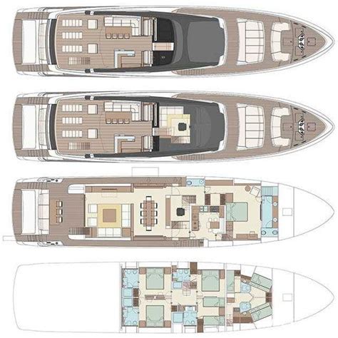 Layout Riva Corsaro 100 Diagram Ita Yachts Canada