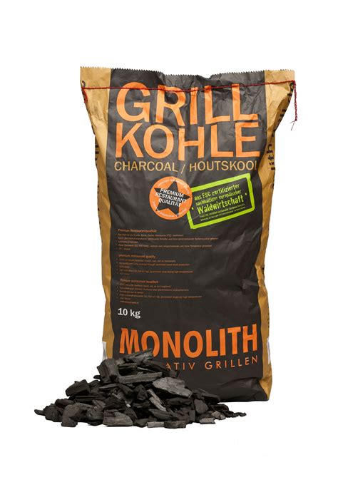 Monolith Grill Holzkohle Restaurantqualität FSC 10kg 201090 Grill de