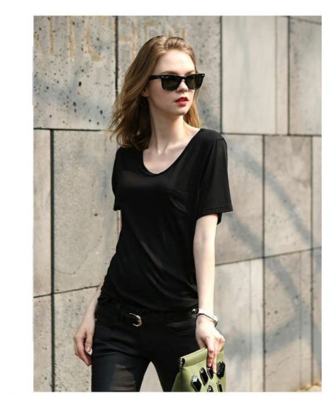 Summer Women Modal Short Sleeved T Shirt Women In The Long Section Of