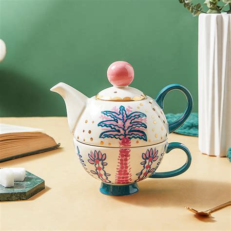 Ceramic Teapot And Cup Set - ApolloBox