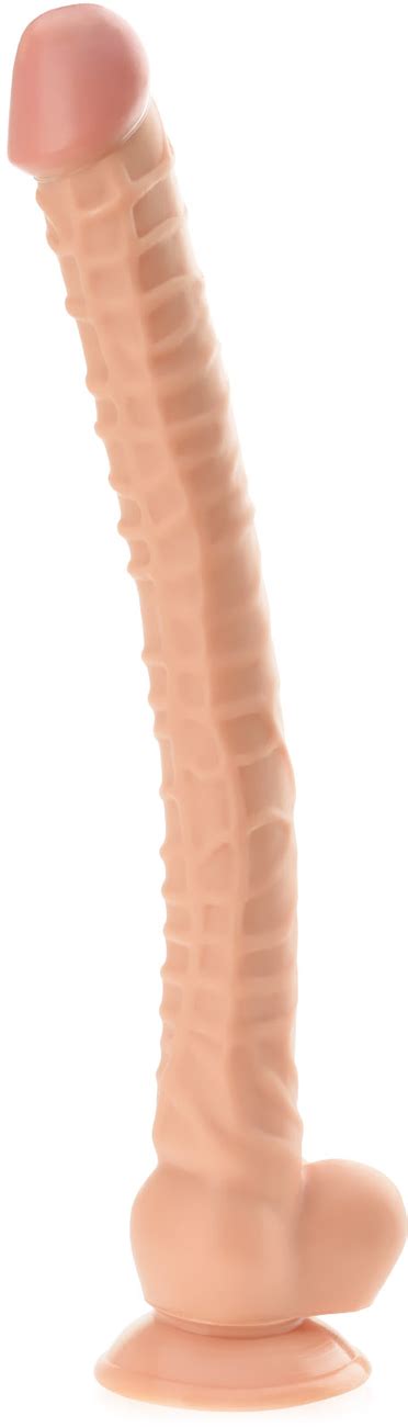 SZTUCZNY PENIS DŁUGI 42 CM DONG ŻELOWE DILDO NA PRZYSSAWCE 75657995