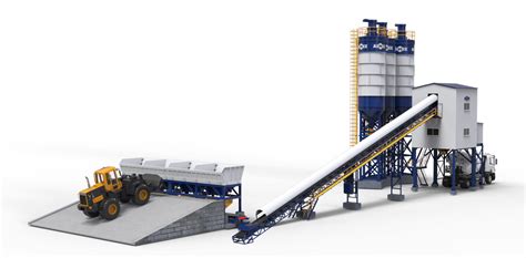 Use Stationary Concrete Plant For Commercial Concrete Production