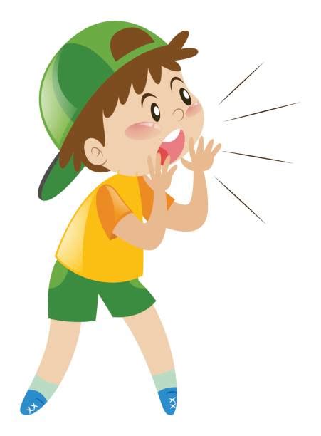 Shouting Boy Illustrations Royalty Free Vector Graphics And Clip Art