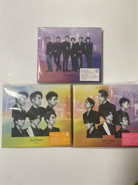 【えください】 Sixtones City 3形態 美品 特典クリアファイル付 Lirtf M81034298957 ません