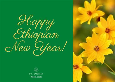 The Us Embassy In Addis Ababa Wishes All Ethiopians A Happy And