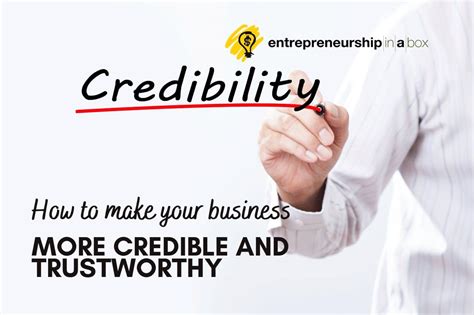 How To Make Your Business More Credible And Trustworthy Marketing