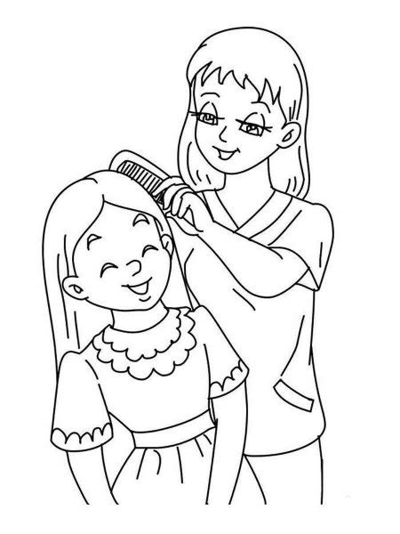 Daughters Day coloring page - Free printable