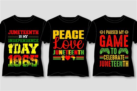 Juneteenth Day T Shirt Design Bundle Graphic By T Shirt Design Bundle