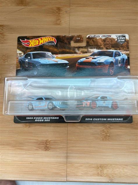 Hot Wheels Premium Twin 2 Pack Ford Mustang Hobbies Toys Toys Games On Carousell
