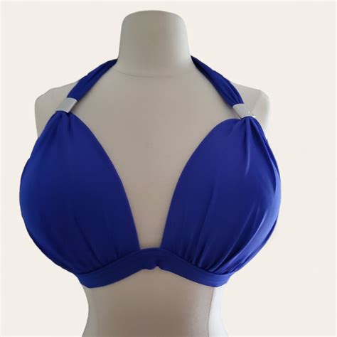 Nwot Venus Cobalt Blue Goddess Enhancer Push Up Bikini Top G Ddd