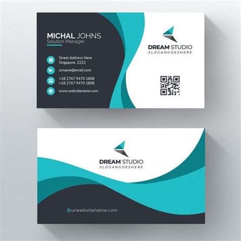 Name Card Design Template Free Download - The Templates Art