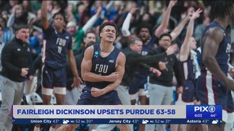 Fairleigh Dickinson Stuns No 1 Seed Purdue In Mens Ncaa Tournament