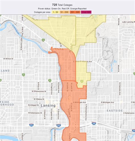 Board Of Water And Light Power Outage Map - Fredi Jo-Anne