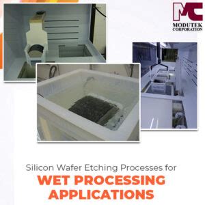 Silicon Wafer Etching Processes for Wet Processing Applications