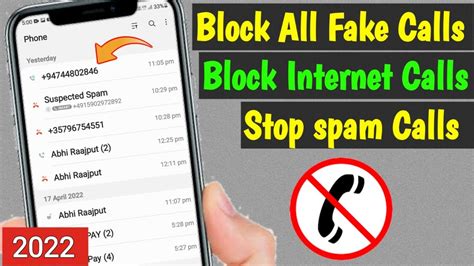 How To Block All Fake Calls How To Block Internet Calls Block