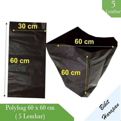 Jual Polybag Polibag Polibek Tanaman Kantong Tanaman 25 X 25 Cm