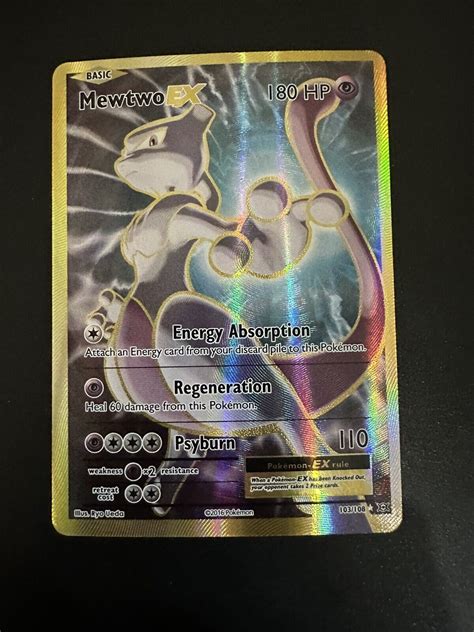 Pok Mon Mewtwo Ex Full Art Xy Evolutions Lp Values Mavin