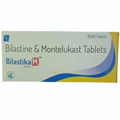 Bilastika M Bilastine Montelukast Tablet 10 10 Tablets At Rs 600 Box