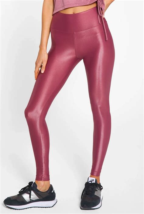 Koral Activewear Lustrous High Rise Legging In Rosewood Evolve Fit Wear