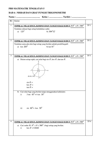 Pbd Mate T Bab Hsushs Pbd Matematik Tingkatan Bab Nisbah