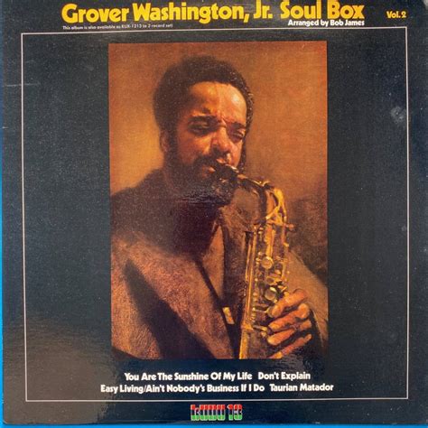 Yahoo オークション USオリジナル盤 GROVER WASHINGTON Jr SOUL BOX