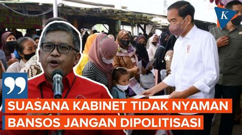 PDI P Sebut Suasana Kabinet Jokowi Ada Unsur Ketidaknyamanan Risma Dan