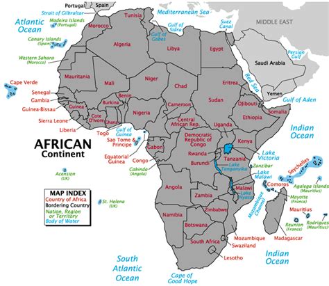 African Countries - Full size