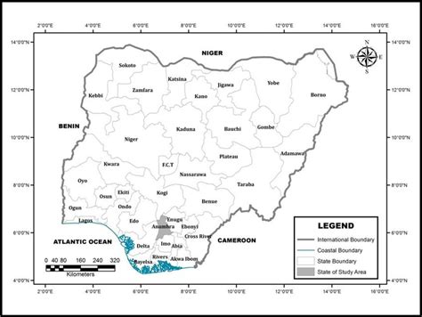 Map Of Nigeria Showing Anambra State Download Scientific Diagram