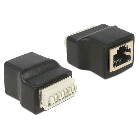 Delock Rj45 Anya Terminal Block Nyomógombbal 8 Pines Adapter 65527 Emaghu