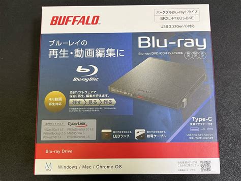 Brxl Pt6u3 Bke ポータブルblu Rayドライブ Usb 外付け バッファロー Bufalo外付け｜売買されたオークション