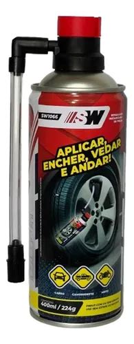 Reparador Veda Tapa Furo Enche Pneu Spray Instant Neo Carro