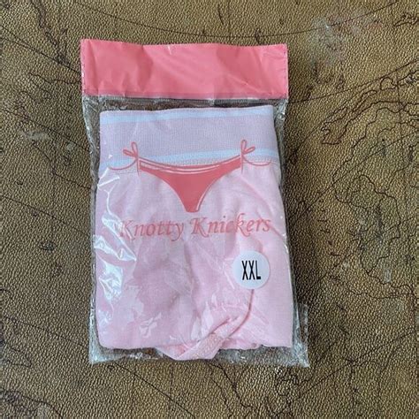 Knotty Knickers Intimates Sleepwear New Knotty Knickers Xxl Solid Pink Bikini Cotton