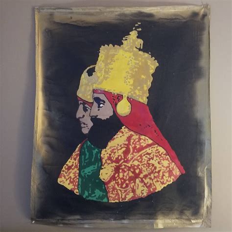 Wall Painting Of Emperor Haile Selassie I Etsy