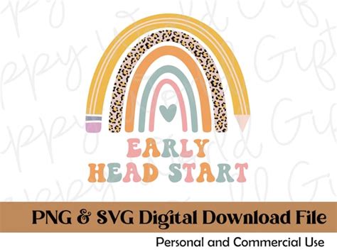 Early Head Start PNG Early Head Start Svg Back to School - Etsy