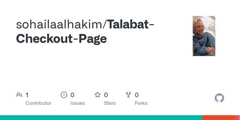 Github Sohailaalhakim Talabat Checkout Page