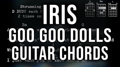 Iris The Goo Goo Dolls Guitar Chords Easy Play Along Youtube