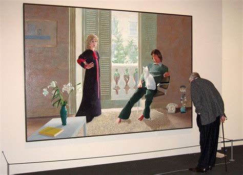 David Hockney Looks At Mr And Mrs Clark And Percy