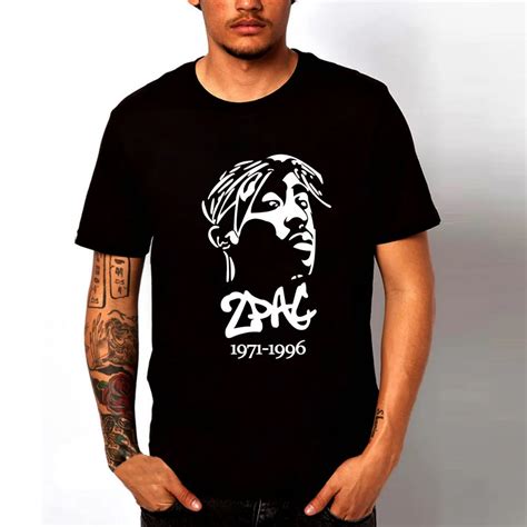 New Arrival Tupac Shakur 2Pac T Shirts Man Short Sleeves Tees O neck T ...