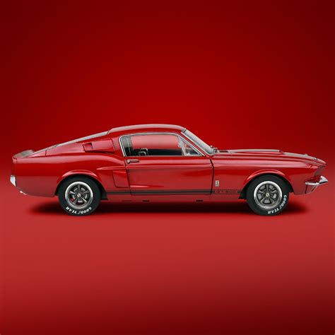 Ford Shelby Mustang Gt500 Red 1967 118 Solido S1802909 Maminiaturefr