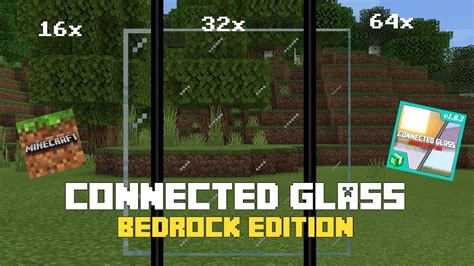 How To Get Connected Glass In Minecraft Bedrock Edition - Glass Door Ideas