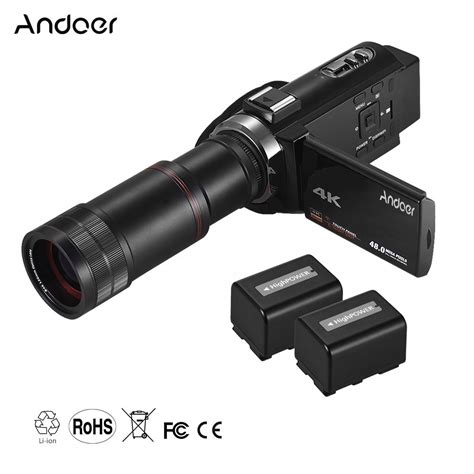 Andoer 4K HD Cyfrowa Kamera Wideo DV 16X Cyfrowy 11911811940