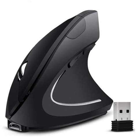 Souris Optique Sans Fil Pliable Ultrafine 2 4 Ghz 1600 Dpi Avec Mini Récepteur Usb Pour