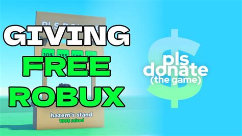 Giving Away Thousands Of Robux In Donate Pls Subcribers Youtube